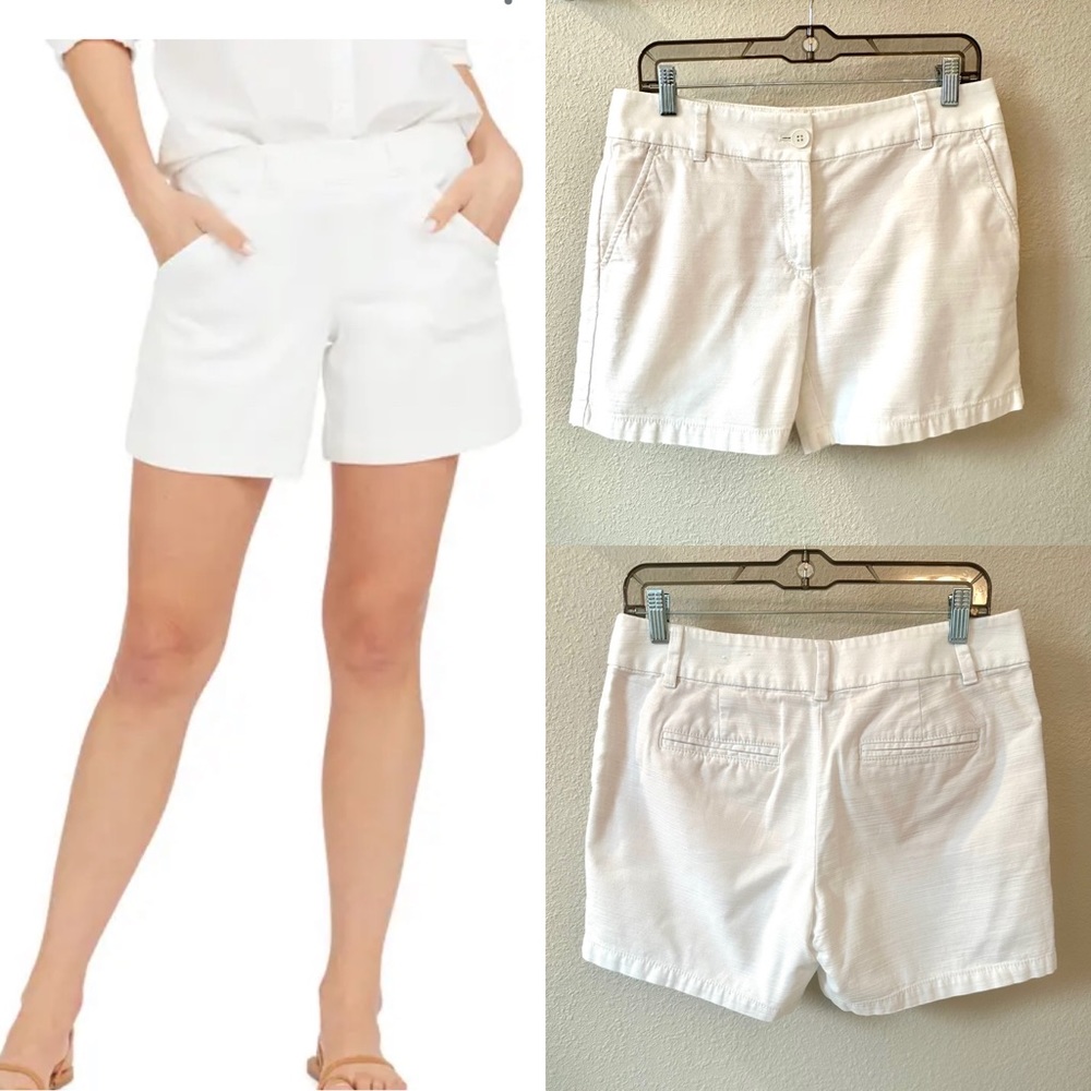 White Shorts 6”  from Loft Outlet like New